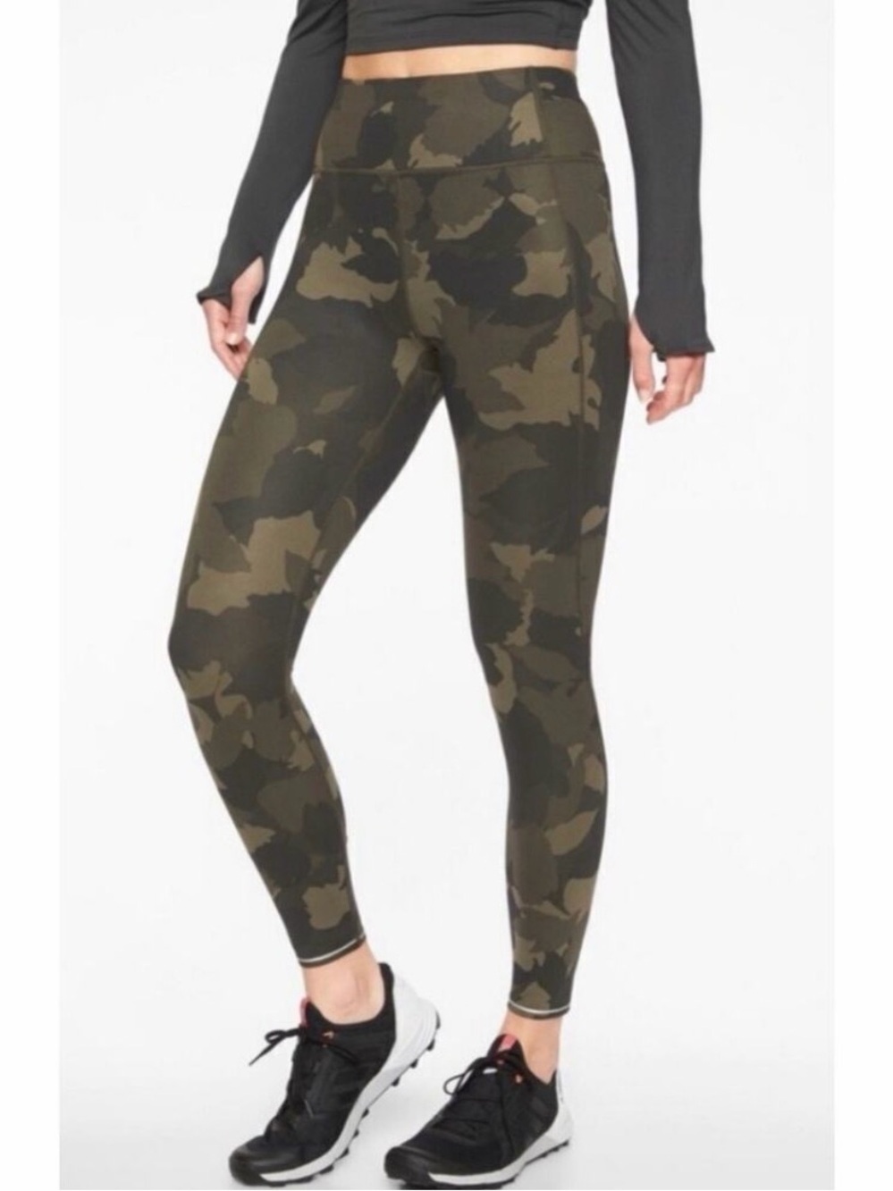 Athleta Run Free Camo Leggings Women’s Small